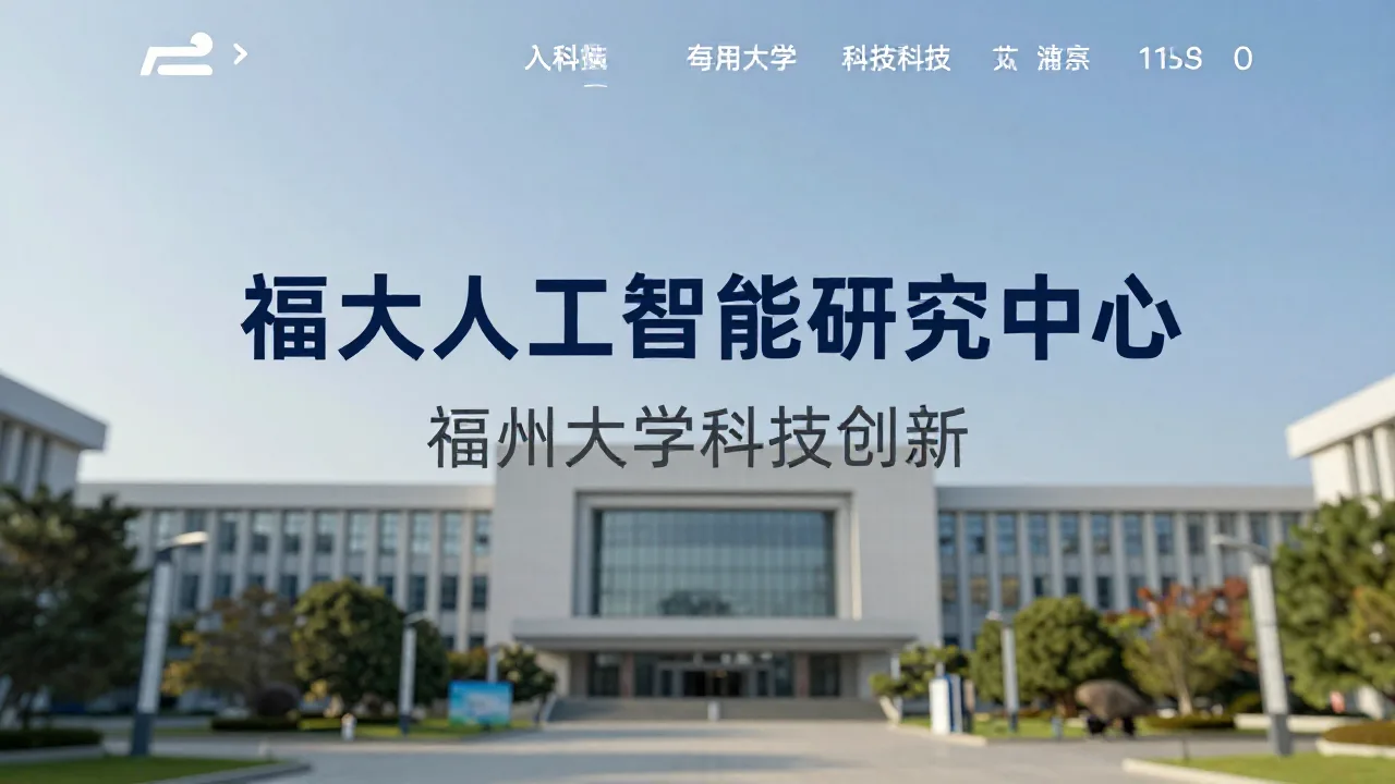福大人工智能研究中心 首页主视觉